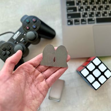 Ігрові кіберспортивні напальчники Heart + METAL BOX з металевою коробкою | для ігор на телефоні | pubg mobile standoff 2